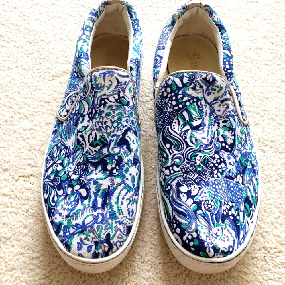 Lilly Pulitzer Julie Slip-on Sneakers sz7